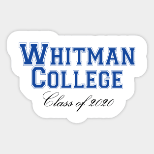 Whitman College Class of 2020 Sticker